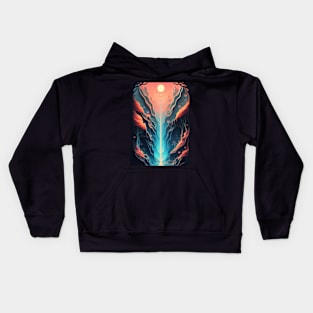 Abstract Nature Art Kids Hoodie